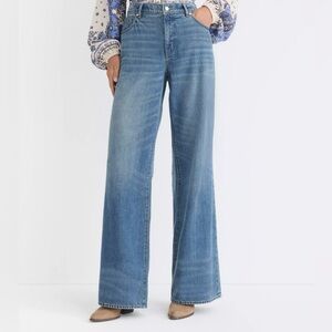 LOFT New Lightweight Wide Leg jeans 4 27